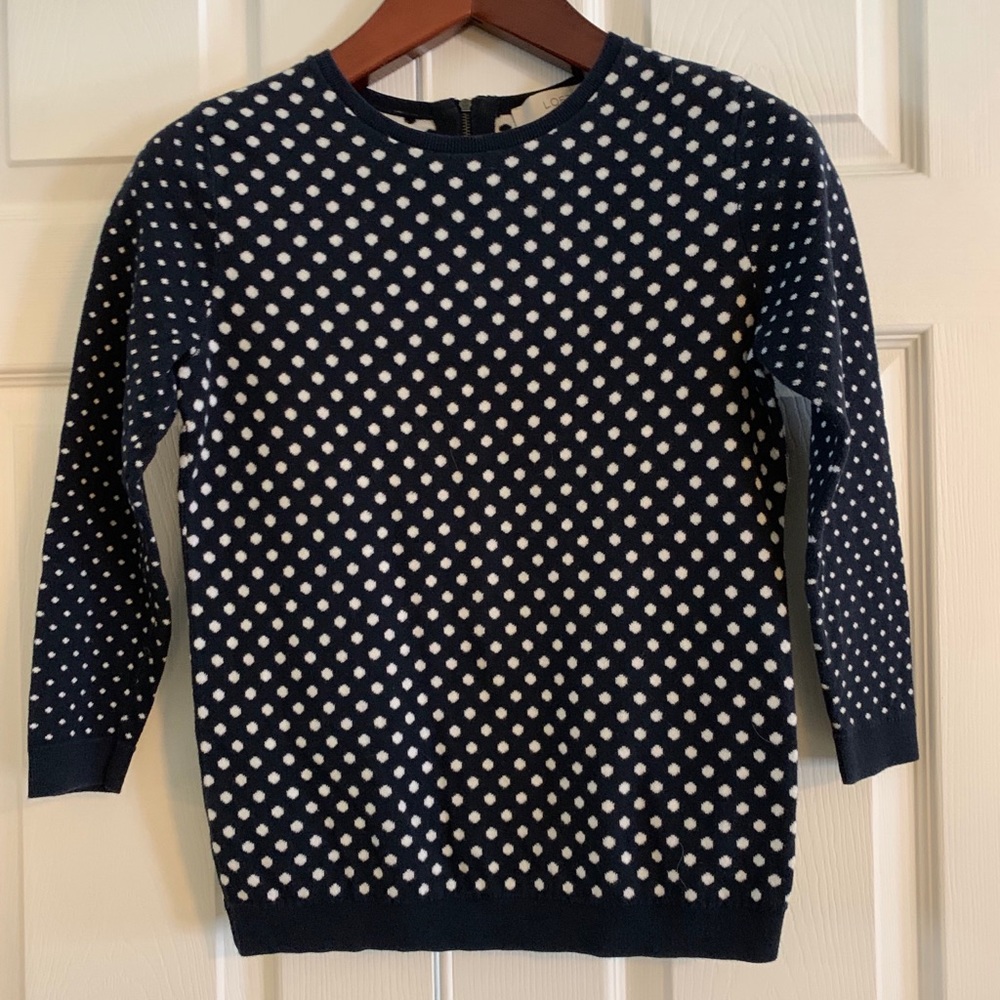 Polka Dot Sweater by Loft - Small